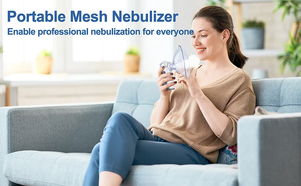 Portable Nebulizer - Handheld Nebulizer for Cough Personal Cool Mist Steam Inhaler for Kids and Adult with 1 Set Accessories - nebulizer