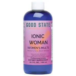 Good State Ionic Woman | Women's Liquid Ionic Multi Mineral | Vegan | Dietary Supplement | 15 Different Minerals (16 oz.) - 840 A+