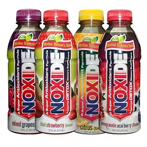 NOXIDE Natural Detox Body New Formula with Turmeric Root & Milk Thistle | Deep Cleansing (Kiwi Strawberry) (16oz/Bottle) - detox drink