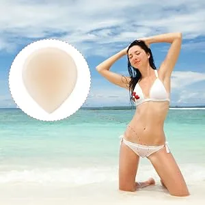 VALICLUD 2pcs Camel Toe Pad Concealer Silicone Seamless Invisible Silicone Guard Reusable for Women Leggings Swimwear - 34985