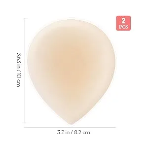 VALICLUD 2pcs Camel Toe Pad Concealer Silicone Seamless Invisible Silicone Guard Reusable for Women Leggings Swimwear - product information 7