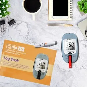 Total Cholesterol & Glucose HOME Self Test Kit (Device 10 Total Cholesterol Test Strips 50 Glucose Strips Included) - product information 7