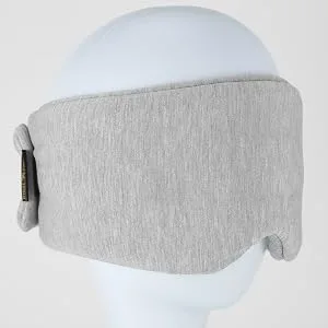 Hygge & Cwtch Full Wrap Sleeping Eye Mask | Light Blocking Sound Muffling Soft Cotton Unisex Blindfold (Heather Gray) - hygge & cwtch full wrap sleeping eye mask
