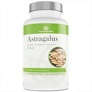 Nature Restore Organic Astragalus Membranaceus Root Extract 50% polysaccharides 90 Capsules Non-GMO Gluten Free - Nature Restore Organic Astragalus supplement 400MG
