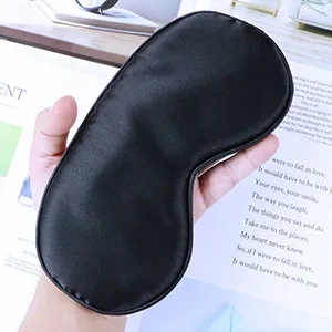 Eye Mask for Sleeping 6 pcs Adjustable Strap Soft Sleep Mask Blindfold Bulk for Women and Men (Black 6 Pcs Set A) - Eye mask adjustable