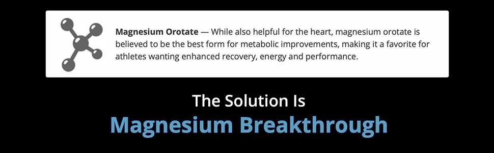 Bioptimizers - Magnesium Breakthrough (60 Capsules) - product information 6