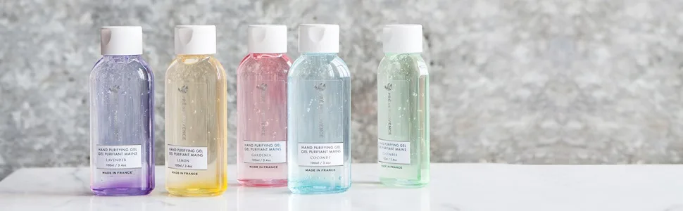 Pre de Provence Advanced Alcohol Based Hand Sanitizer Gel Moisturizes & Softens Hands 3.4 Fluid Ounces Coconut - Pre de Provence Hand Purifying Gel Collection is available in 7 different scents & colors.