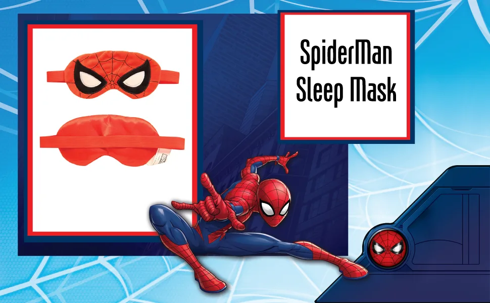 Marvel Spider-Man Kids Sleeping Mask - Spiderman Eye Mask for Sleeping Sleep Mask for Kids - Officially Licensed - main product