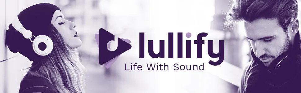 Lullify Silk Sleeping Mask and Travel Kit for Healthy Natural Sleep Anywhere | Headband and Scrunchie Included - Lullify Scanable playlists from each product, yoga, meditation