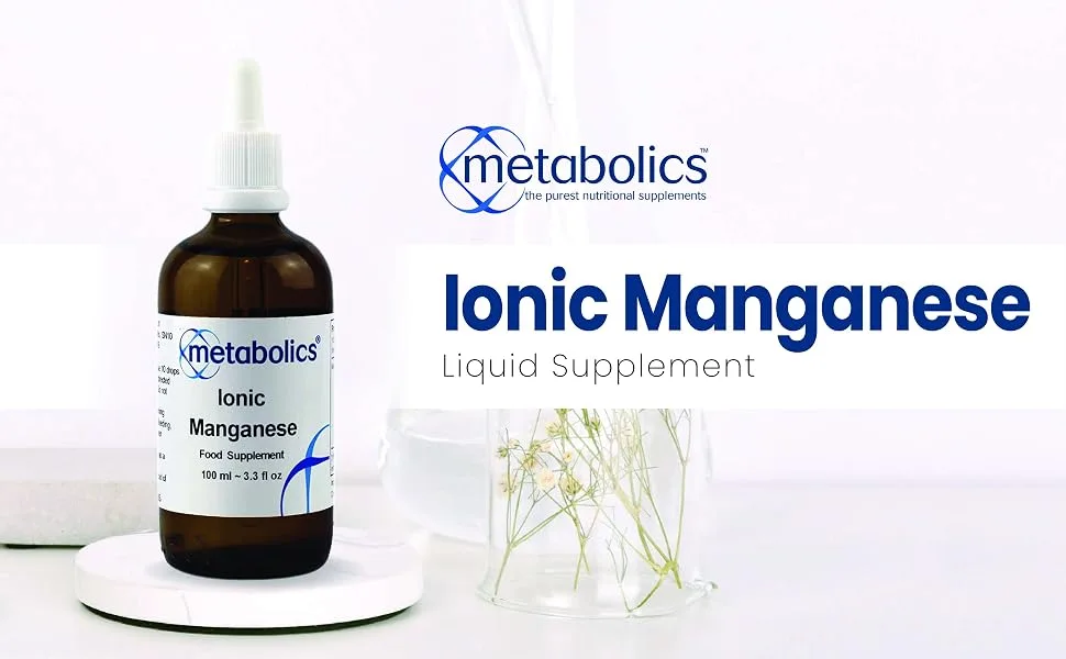 Ionic Manganese Liquid Supplement 100ml | Suitable for sublingual Consumption | Made in The UK | Nothing Added - Ionic Manganese Liquid Drops 100ml