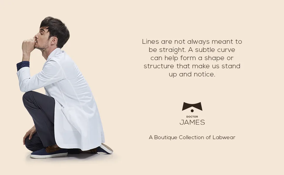 Dr. James Professional Lab Coat Smartphone and Tablet Pockets Classic Fit 40 Inch Length White XX-Small - dr james lab coat