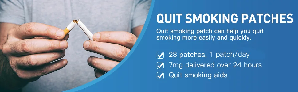 Smoking Aid Stop Smoking Patches Step 3 to Quit Smoking Easy and Effective to Quit Smoking28 Patches 7 mg - quit smoking patches