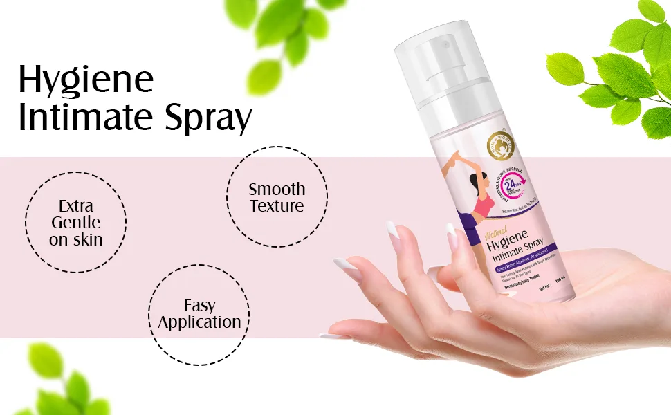 Mom & World Natual Hygiene Intimate Spray Dermatologically Tested Upto 24 Hours Odour Protection 100 ml - product information 2