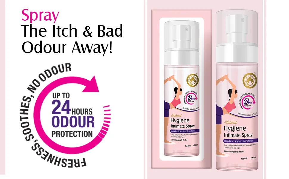 Mom & World Natual Hygiene Intimate Spray Dermatologically Tested Upto 24 Hours Odour Protection 100 ml - product information 3