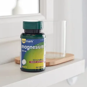 Sunmark Natural Magnesium Tablets Natural Dietary Supplement - 250 mg Strength 1 Bottle 100 per Bottle - magnesium supplement