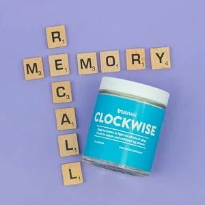 TruBrain Clockwise | Nicotinamide | NAD Booster | Increases Energy & Promotes Anti Aging | Cell Immunity - One jar of TruBrain