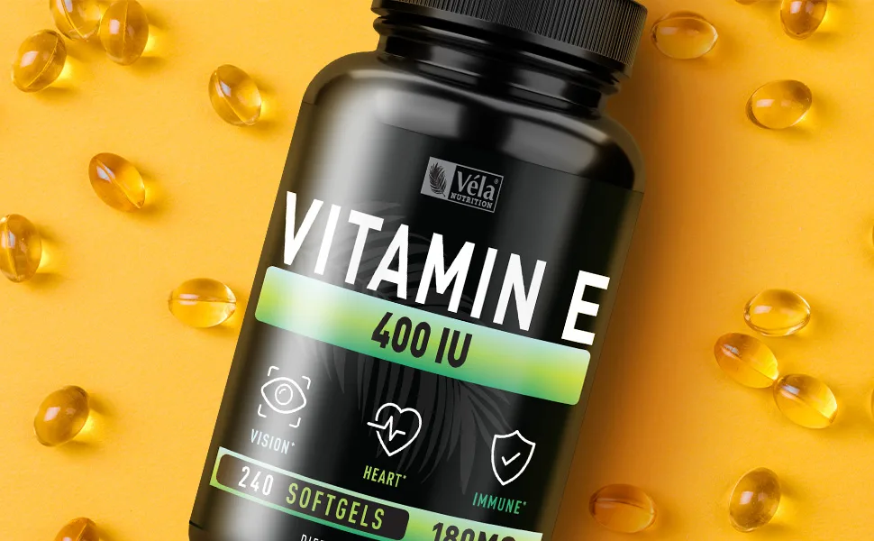 Vitamin E Softgels (400 IU) 240 softgels Supports Immune Health & Antioxidant Activity 240 Day Supply - immune support