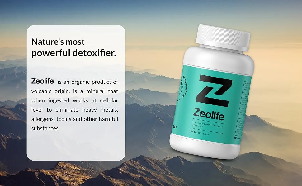 Zeolite-Activated Micronized Clinoptilolite Zeolite 96% Purity.  Ultra FINE 1 Bottle with 60 Capsules. - product information 2