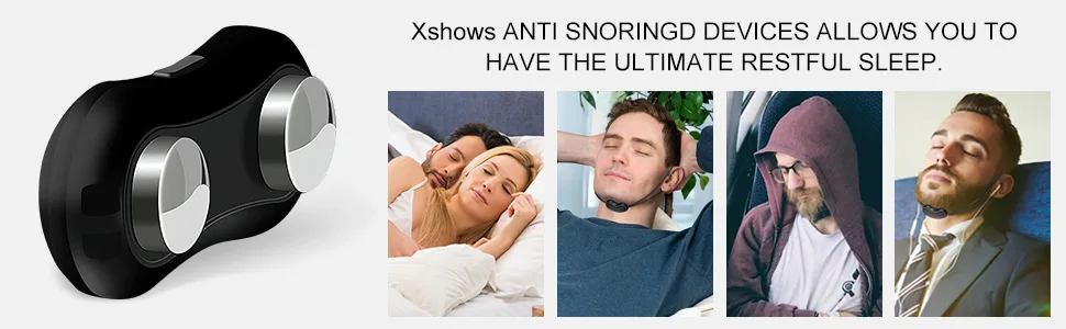 Xshows Anti-Snoring-Devices Snoring-Solution Anti-Snore-Device Anti-Snoring Stop-Snoring Snoring Black - anti snoring