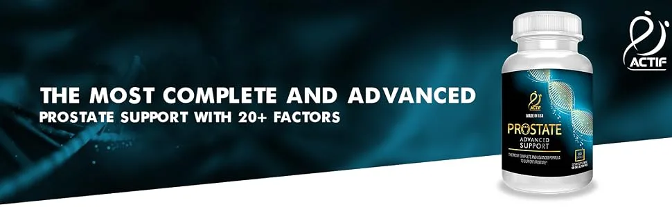 Actif Prostate Advanced Support with 20+ Factors Complete Support 60 Capsules Made in USA Non-GMO - product information 1