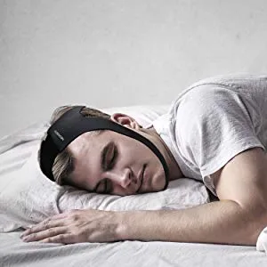 Neomen Comfortable Adjustable Stop Snoring Chin Straps Comfortable Snoring Solutions for You (Black) - neomen