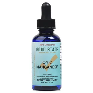 Good State Liquid Ionic Manganese Ultra Concentrate (10 Drops Equals 5 mg - 100 Servings Per Bottle) - Good State Manganese Supplement 2 fl oz