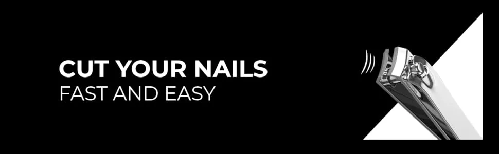 Lebr ke 2 Nail Clippers - Extra Sharp Blade - For Fingernails & Toenails - Strong & Sturdy Clippers - Toenail Clipper