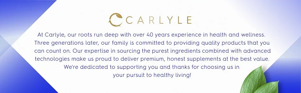 Carlyle B Complex Stress Vitamin Supplement | 180 Caplets | with Vitamin C | Non-GMO and Gluten Free - B complex