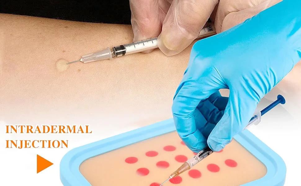 HINGONS Injection Training Pad for Nurse Skin-Like Intradermal Practice Model for Medical Student - Injection Training Pad 3