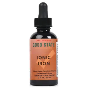 Good State Liquid Ionic Iron Ultra Concentrate (10 drops equals 2 mg - 100 servings per bottle) - Good State Liquid Nano Ionic Iron Ultra Concentrate