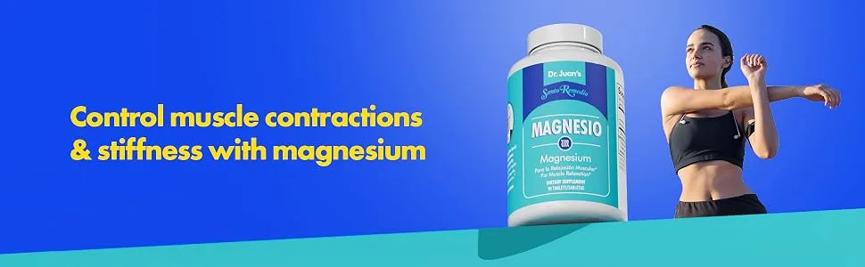Santo Remedio Magnesium Citrate For Muscle Relaxation Dietary Supplement 300 mg 90 Tablets - Magnesium