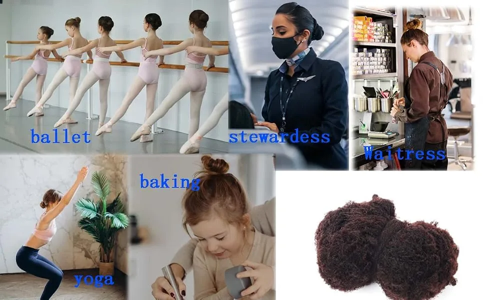 40 Pieces Coffee 50cm Invisible Hair Net Elastic Mesh Hair Bun Nets Bun Cover For Gym Ballet - product information 3