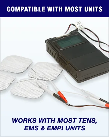 Syrtenty TENS Unit Pads 2x2 20pcs Reusable Replacement Electrode Patches for Electrotherapy - Compatible with most units