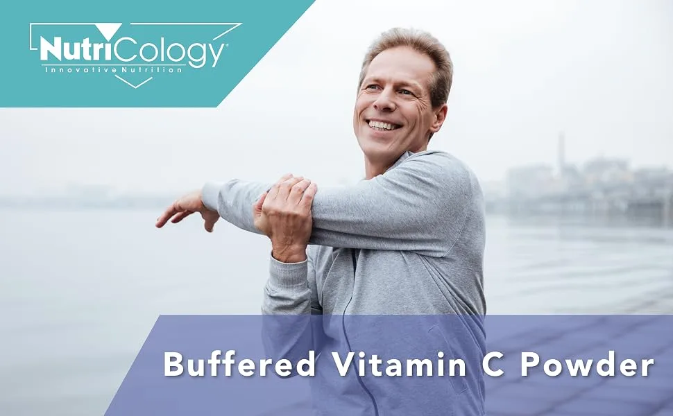 Nutricology Buffered Vitamin C Powder - Calcium Magnesium Potassium - 240 Grams (8.5 oz) - Nutricology 50000