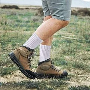 Yacht & Smith Men's Diabetic Neuropathy Edema Socks Cotton Crew Ankle Medical Sock - socks