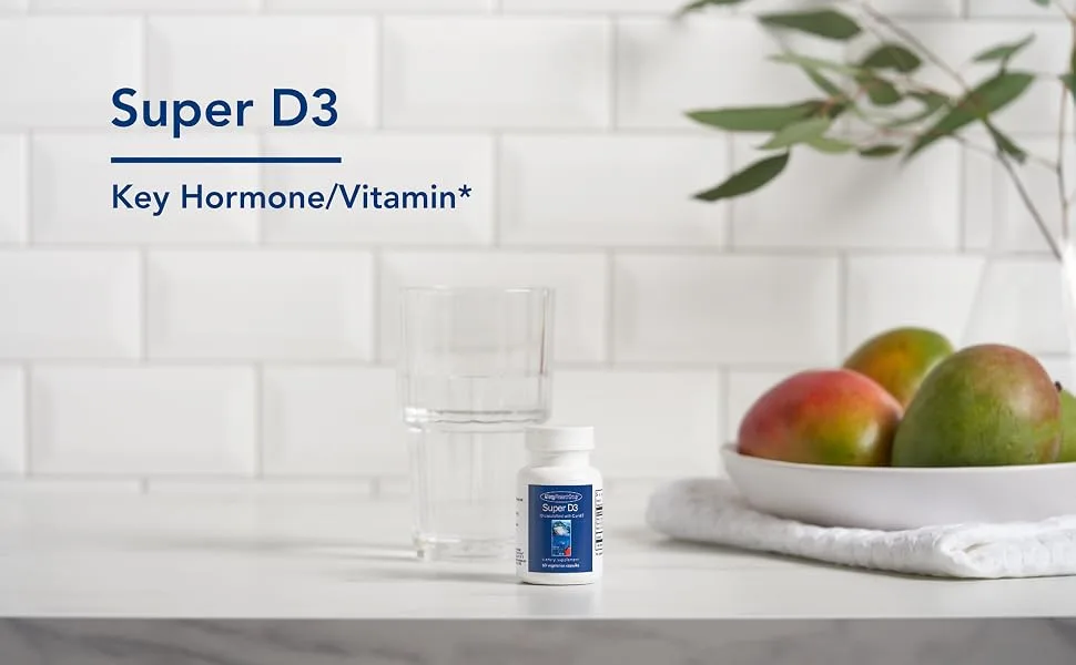 Allergy Research Group - Super D3 - Bone and Immune Support - 60 Vegetarian Capsules - Super D3
