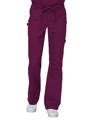 KOI James Elastic Men's Scrub Pants with Zip Fly and Drawstring Waist Large Navy - koi classics 601 men