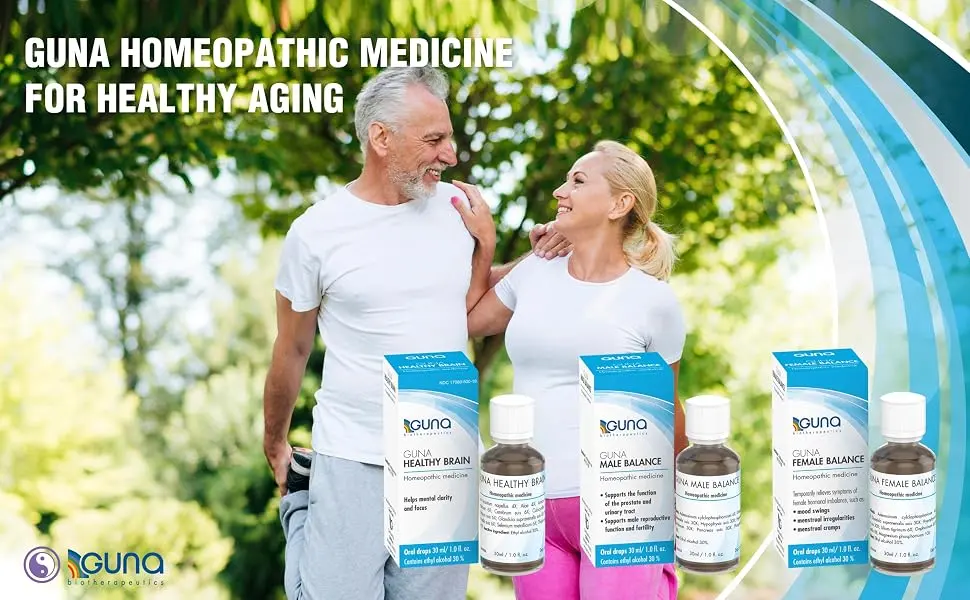 GUNA Male Balance Homeopathic Prostate Support Urinary Tract Support - 1 Ounce - GUNA healthy aging