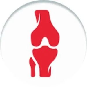 Tylenol 8 Hour Arthritis Pain Tablets with Acetaminophen for Joint Pain 24 ct - Drawn image of a knee