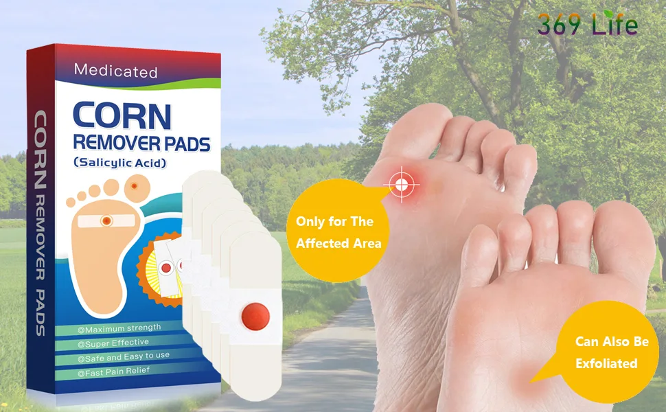 Corn Removers for Feet & Toes Corn Removers Pads - Maximum Strength (12PCS) - Corn Removers