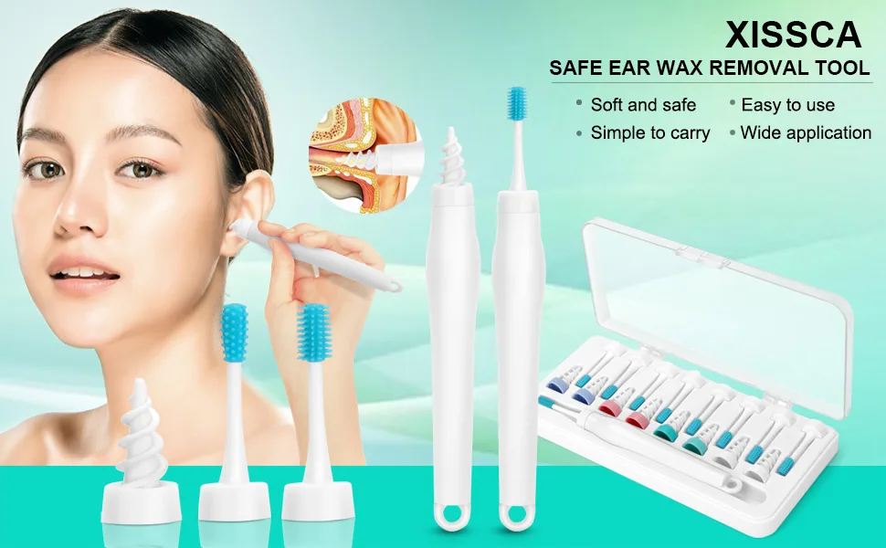 Ear Wax Remover Tool Ear Wax Removal Cleaner 17 Tips for rAdults Kids Humans - As a 2021 innovative smart ear wax remove