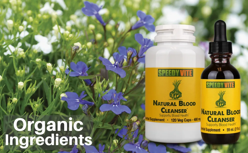 Natural Blood Cleanser Liquid Organic Supplement SpeedyVite (2 fl oz) Drops - Blood Cleaner