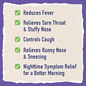 Mucinex Children's Liquid - FreeFrom Multi-Symptom Cold & Flu Nighttime 4oz - symptoms