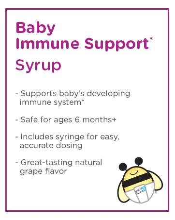 Zarbee's Baby Immune Support Syrup 2 fl oz Baby Immune Support 2 Fl Oz - Zarbees
