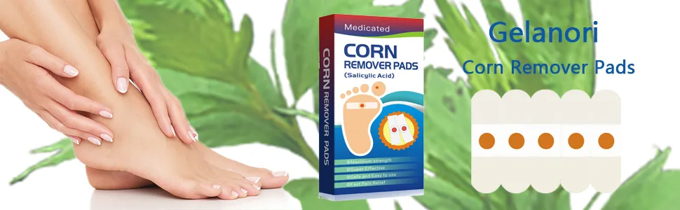 Gelanori Corn Removers for Feet and Toe Foot Care corn pads (20pcs) - toe corn remover