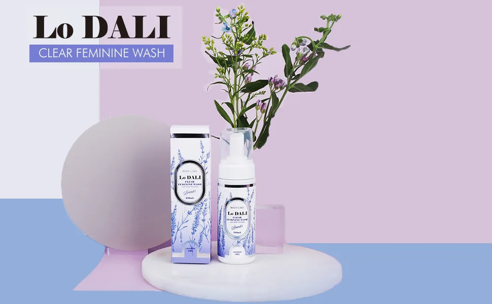 BEAU GREEN Lo DALI CLEAR FEMININE WASH Lavender 150ml / 5.072 fl.oz - product information 2