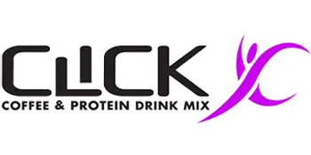 CLICK Coffee Protein Drink Shaker Cup with Wire Wisk Ball 20 Ounce - Click protein coffee drink, protein drink, protein shakes for weight loss, protein coffee shake