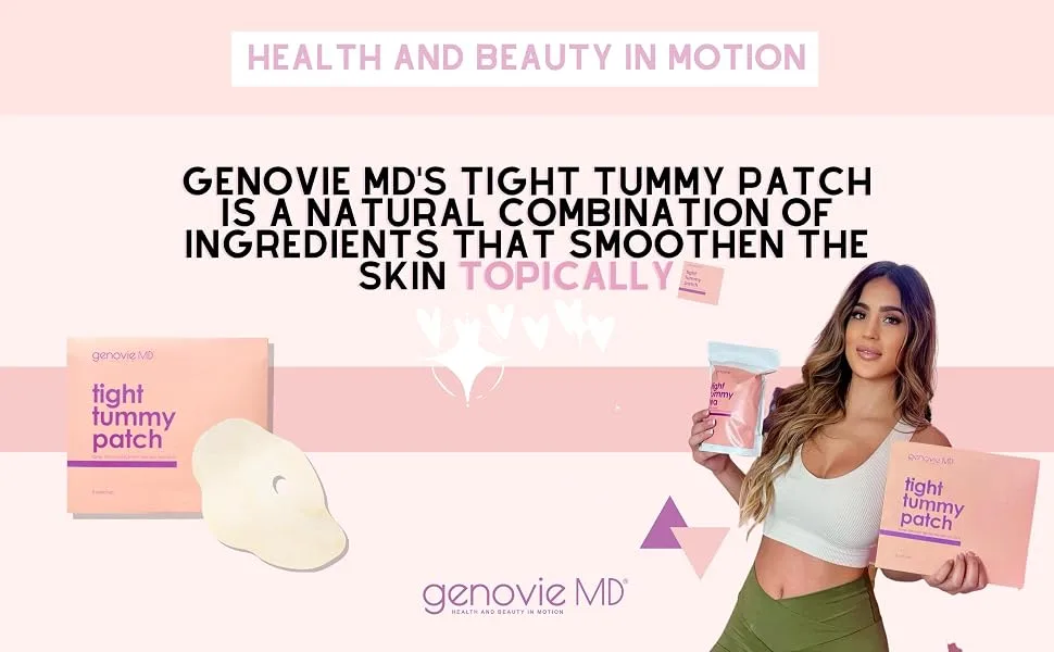 genovie MD Tight Tummy Patch Body Contouring Applicator Beige - tight tummy