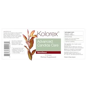 Kolorex Gut Care Candida Balance (Advanced Candida Care) 60ct - Kolorex