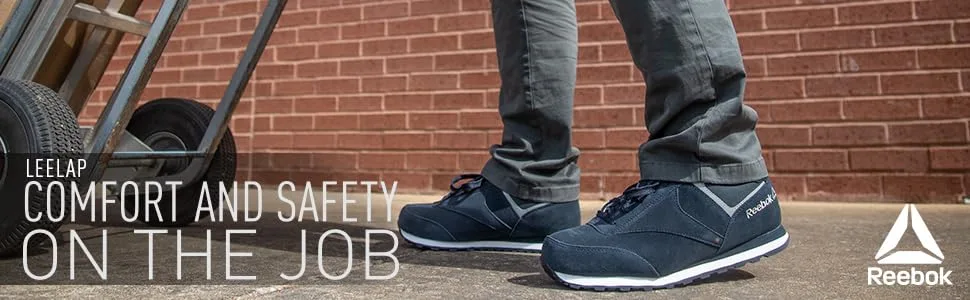 Reebok Work Men's Leelap RB1975 Safety Shoe Blue 13 Navy Blue - Leelap